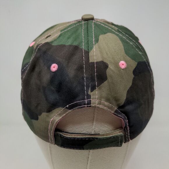 Paramount Outdoors Women's Strapback Hat Green Camo OSFA Camolicious Logo - Picture 6 of 10